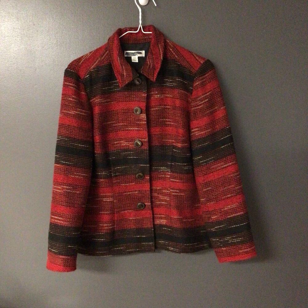 Cold Water Women's Tweed PXS Red/Black Jacket